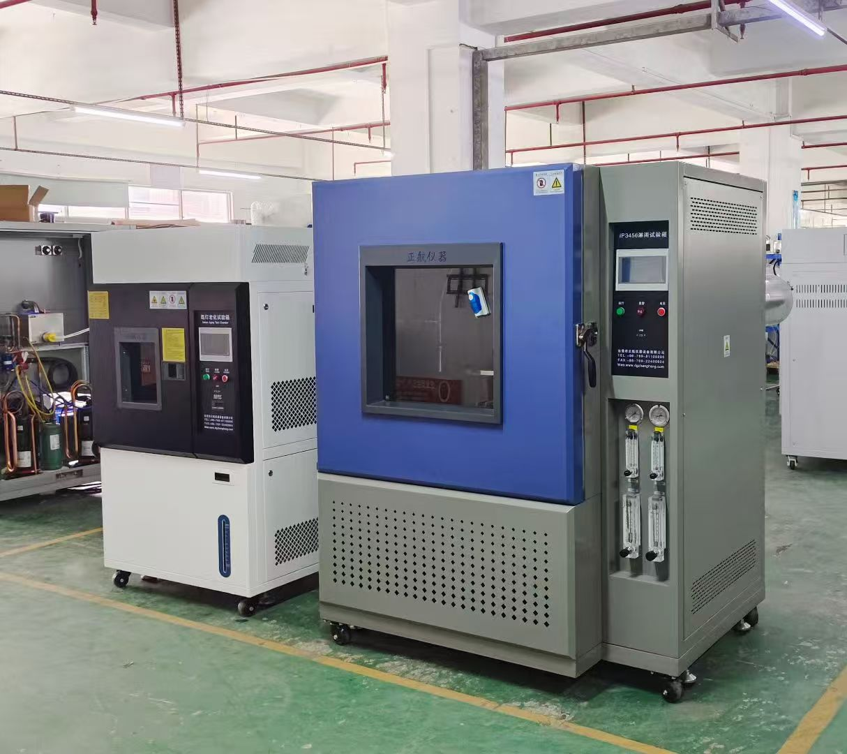 1000L淋雨試驗(yàn)箱(IP3456等級(jí))，  150L氙燈老化箱